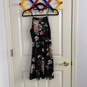 Black Floral Dress